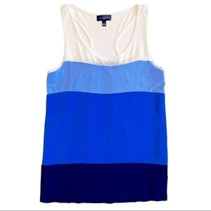THE LIMITED Color Block Racerback Tank Top Blue XS